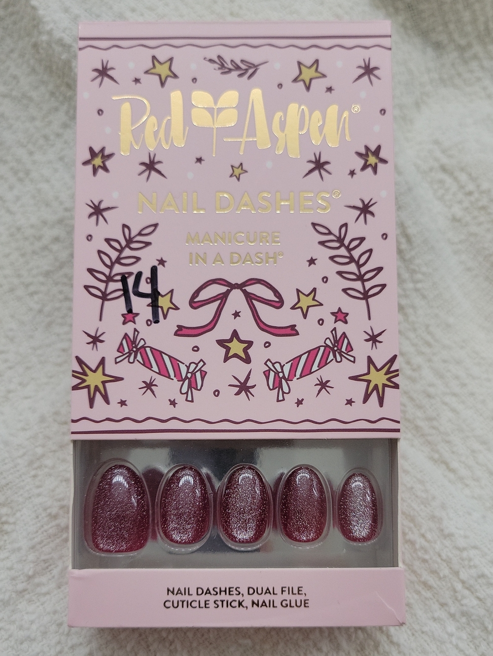 Red Aspen Nail Dashes
